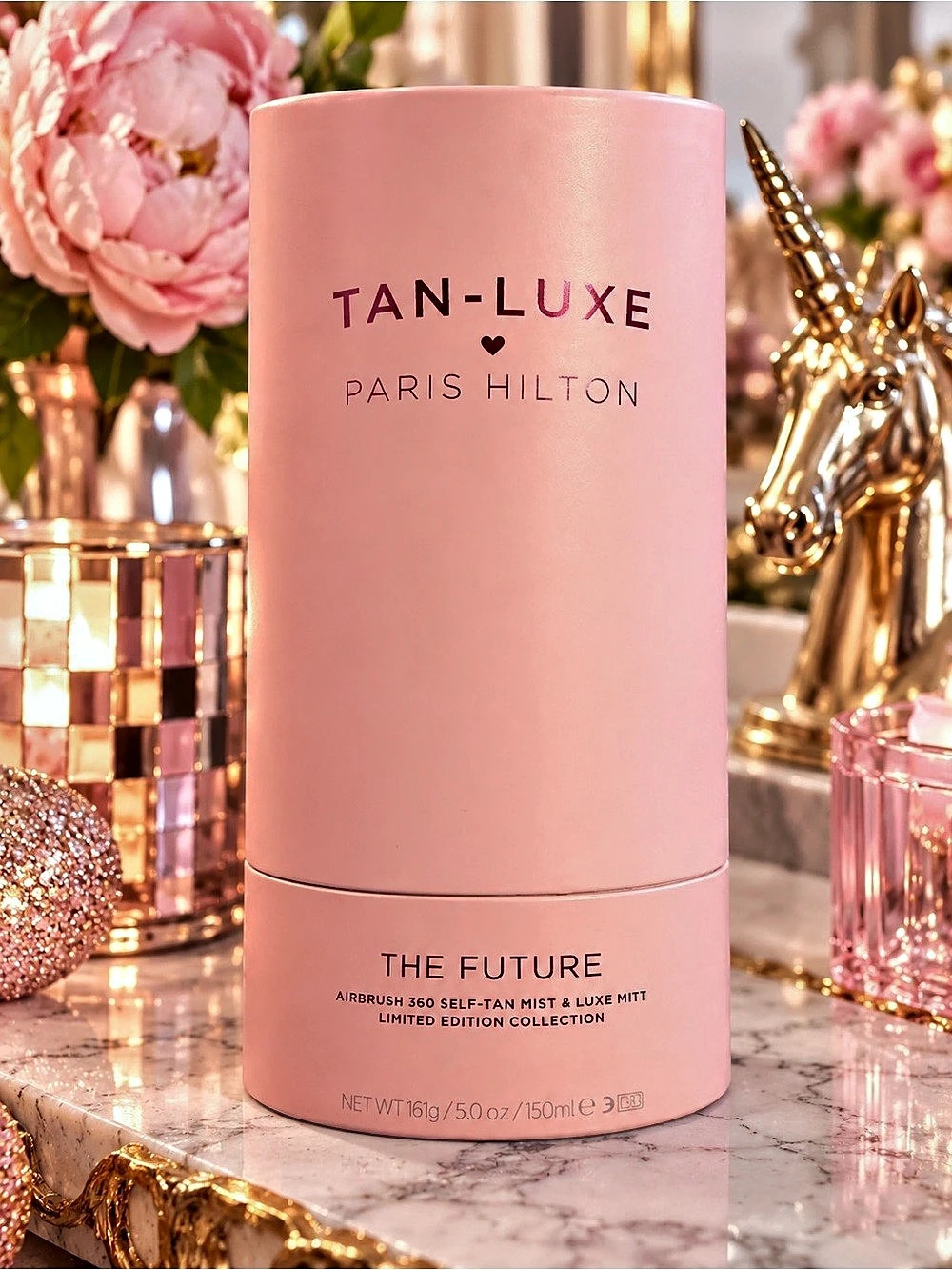 TAN-LUXE x Paris Hilton The Future Airbrush 360 Self-Tan Mist & Luxe Mitt